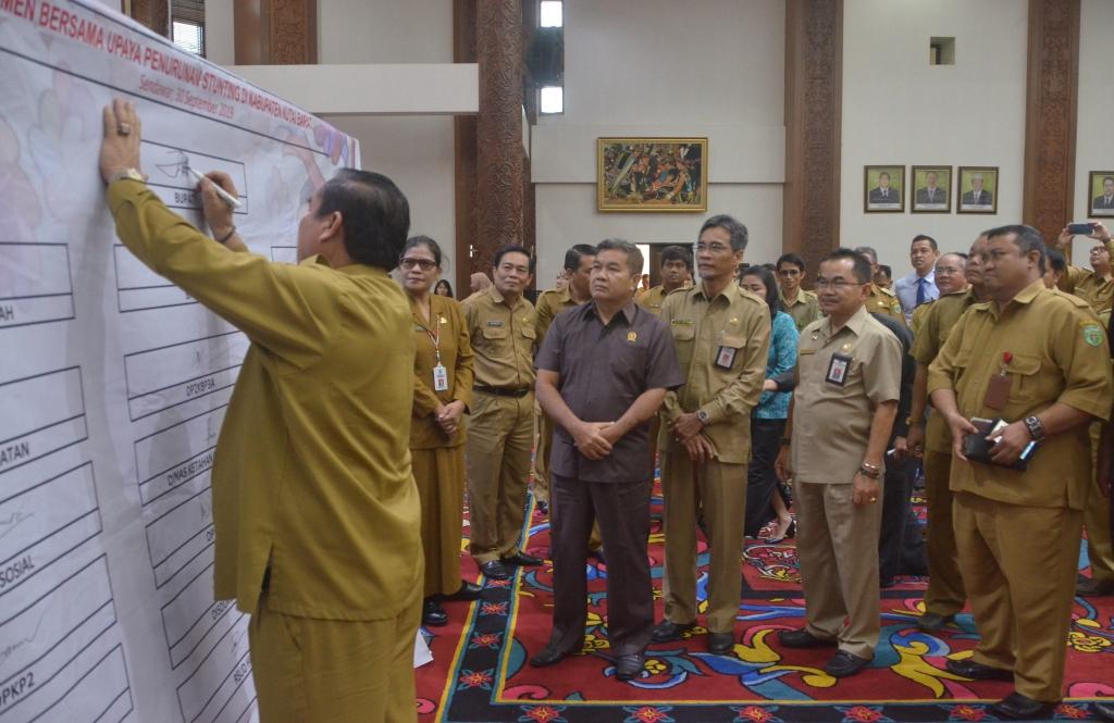 Rembuk Stunting dan penandatanganan kesepakatan komitmen penanggulangan stunting